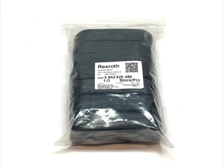 New | in-Stock Bosch Rexroth Strap Shaped Handle 26x133x50mm LOT OF 10 Handles & Knobs Michigan US | Maverick Industrial Sales #1393000