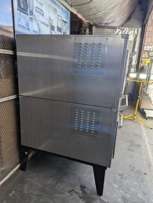 Marsal SD-448STACKED Double Pizza Deck Oven, Natural Gas