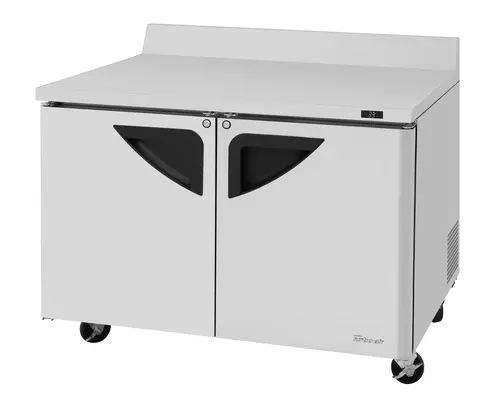 Turbo Air TWR-48SD-N 48" Worktop Refrigerator w/ (2) Sections, 115v