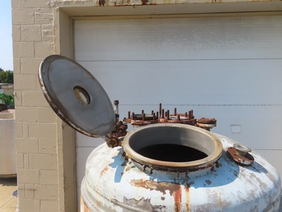 Pfaudler Stainless Steel Reactor, 200 gallon.