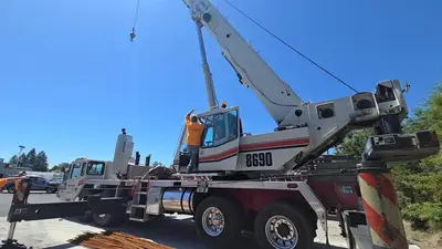 Used 2008 LINK-BELT HTC-8690 Telescopic Boom Lifts California US | Ben Kaplan Equipment #1233508