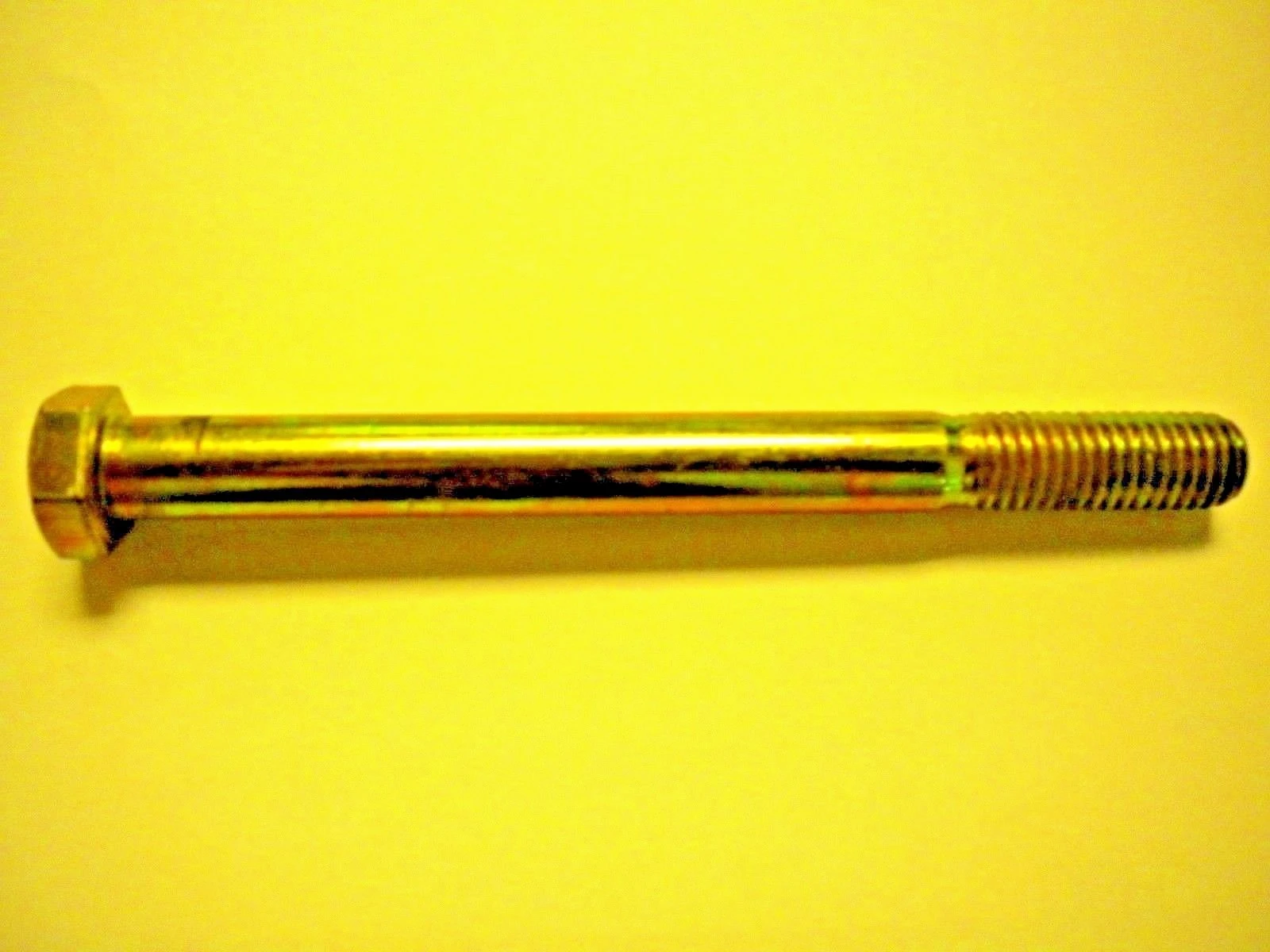 HEX 1/2 - 13 x 5.5 (1.5" thread) yellow zinc plated grade 8