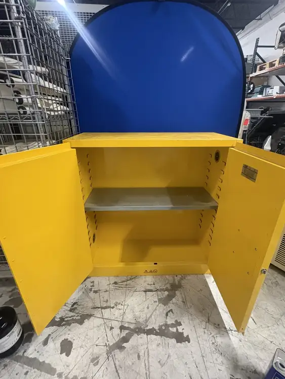 Used Justrite Standard Safety Cabinet Hazardous Storage Units Texas US | PT Medical Technologies #1458595
