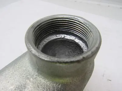 1-1/2" LB Conduit Elbow 3 NO. 1/0 XHHW. Max Cast Aluminum No Cover