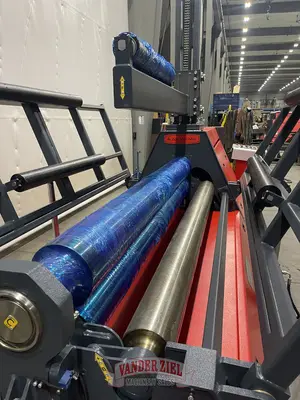 Akyapak 6' x 1/4" Plate Bending Roll, Model AHS 20/06 Top & Side Support - NEW