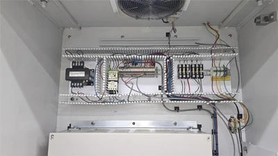 400 HP AC Motor and Yaskawa AC Drive A1000 w/ Cabinet