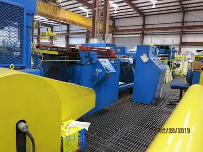 48" x 30,000 Lb. McKay Cut to Length Line (Used)