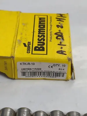 New | in-Stock COOPER BUSSMANN KTK-R-10 Miscellaneous Equipment (Electrical & Power) | Surplus Asset Holdings #1201911