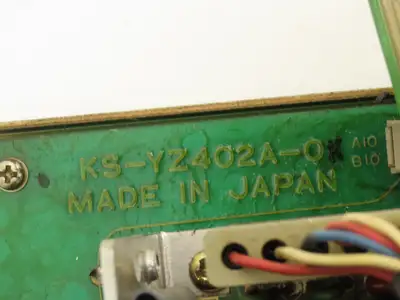 Mitsubishi Mazak KS-YZ402A-0 HMI Printed Circuit Operator Control Board