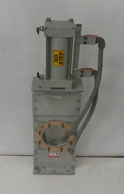 SPC9310  Valve I450x6 1/2 Salina Vortex gate valve, DAC45AD cylinder, Stainless Steel Contact Parts