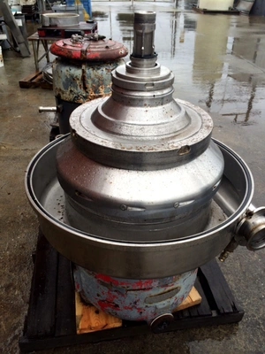 (2) Westfalia SIG 15007 nozzle centrifuges, 316 SS.