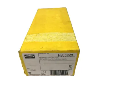 NEW HUBBELL IVORY DUPLEX RECEPTACLE 2-POLE 20A 125V PACKAGE OF 10