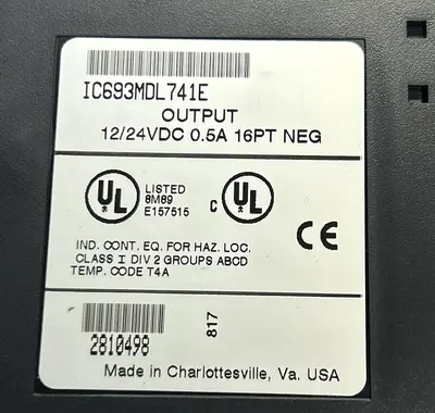 Used GE FANUC IC693MDL741E Industrial Controls Ohio US | Surplus Asset Holdings #1245614