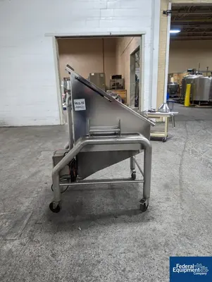 N/A Portable Stainless Steel Powder Bin