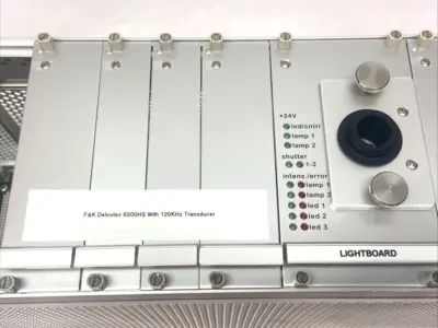 Used F&K Delvotec Chassis w/ 1196 Rev. 1/B Backplane & Lightboard PLC Chassis Michigan US | Maverick Industrial Sales #1393179