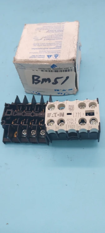 New | in-Stock Eaton EATON 22-DIL-E-XTMCX-FA22 AUXILIARY CONTACT BLOCK 4 POLE 10A 600V Circuit Breakers Arizona US | ASSET CONVERSION SPECIALISTS, INC. #1181227
