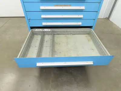 Nu-Era Modular Tool Storage Cabinet 10 Drawer 45x28x61" Vidmar Lista Stanley