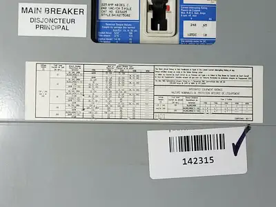 Used 2002 CUTLER-HAMMER POW-R-LINE 1A Switchgears British Columbia CA | Lenmark #835327