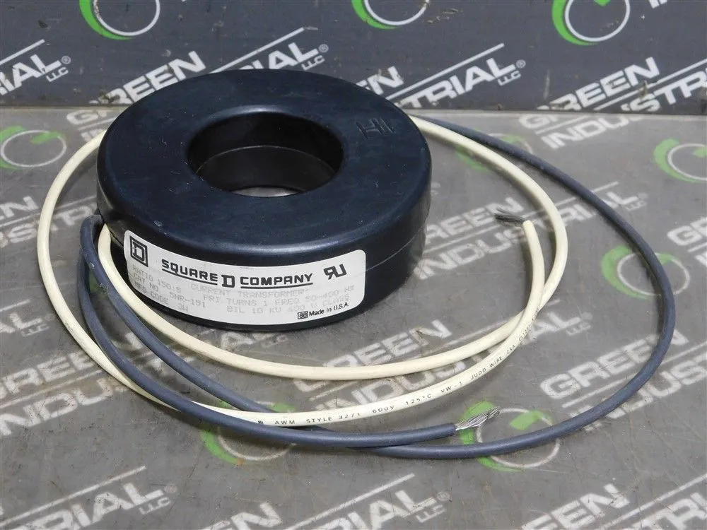 Square D 5NR-151 Current Transformer 150:5 BIL 10kV 600 V Class 50-400Hz New