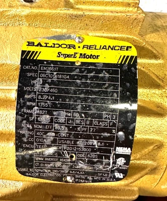 DEKALB FHD-135-1000 FURNACE BLOWER