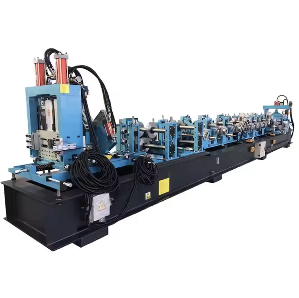 80-320 Automatic C/Z Purlin Quick Changed Roll Forming Machine in China