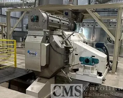 USED 2025 EHW ITALIA 10 TPH COMPLETE PELLET MILL