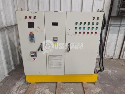Used UNKNOWN MANUFACTURER USED 150 HP GRANULATOR WITH MAGNETIC HEAD PULLY Granulators Ohio US | US Recycling Equipment #1310225