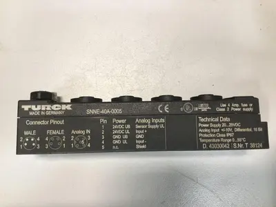 USED TURCK ELEKTRONIK SNNE-40A-0005