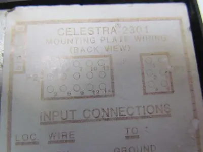 Simplex Celestra 2301 Time Recorder Digital Clock Display 120V 2Amp 60Hz