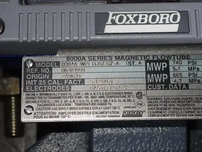 USED FOXBORO 8004AWPIHJGFGZA