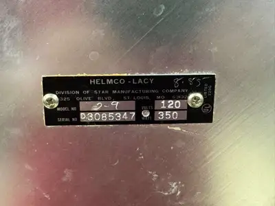 Used Helmco Used Vintage Helmco Hot Fudge Topping Warmer Dispenser 120V 350W Countertop Display Warmers Illinois US | Falcon Restaurant Supply #1375077