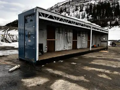 Genset E-House Building Double Wide