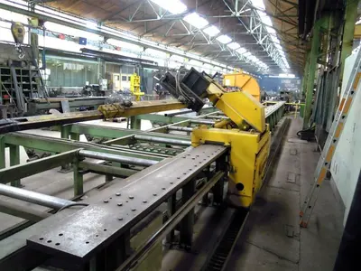 USED TRENNJAEGER SBM 1000 CNC SAW/DRILL LINE