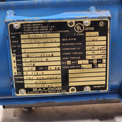 Silverson Emulsifier High Shear In-Line mixers Model 275 UHLS # 33214