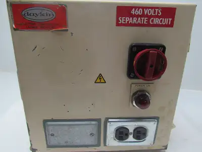 DayKin GPFS-01 TL105 Transformer Disconnect Switch Enclosure 2000VA 460/115V