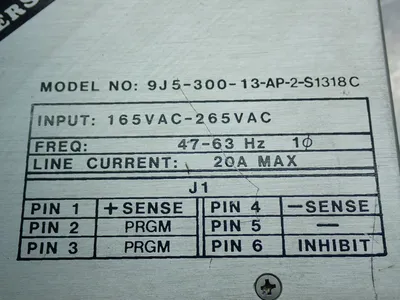 Used POWERTEC INC 9J530013AP2S1318C DC Power Supplies Ohio US | HGR 24 #1070186