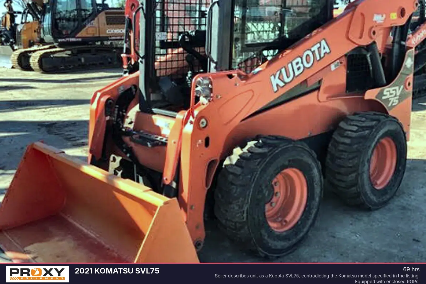 Used 2021 KOMATSU SVL75 Skid Steer Loaders Louisiana US | Proxy Equipment #1378062