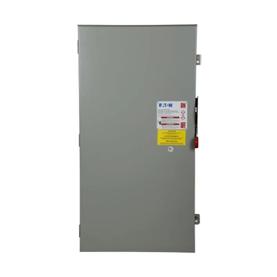 Eaton DH365NRK Safety Disconnect Switch, Fusible, 400A, 3P, 600V [New]