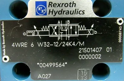 NEW REXROTH 4WRE-6-W32-12/24K4/M VALVE 00499564 21501407-01 4WRE6W321224K4M