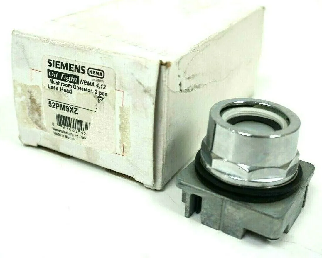 NEW SIEMENS 52PM9XZ PUSHBUTTON MUSHROOM OPERATOR