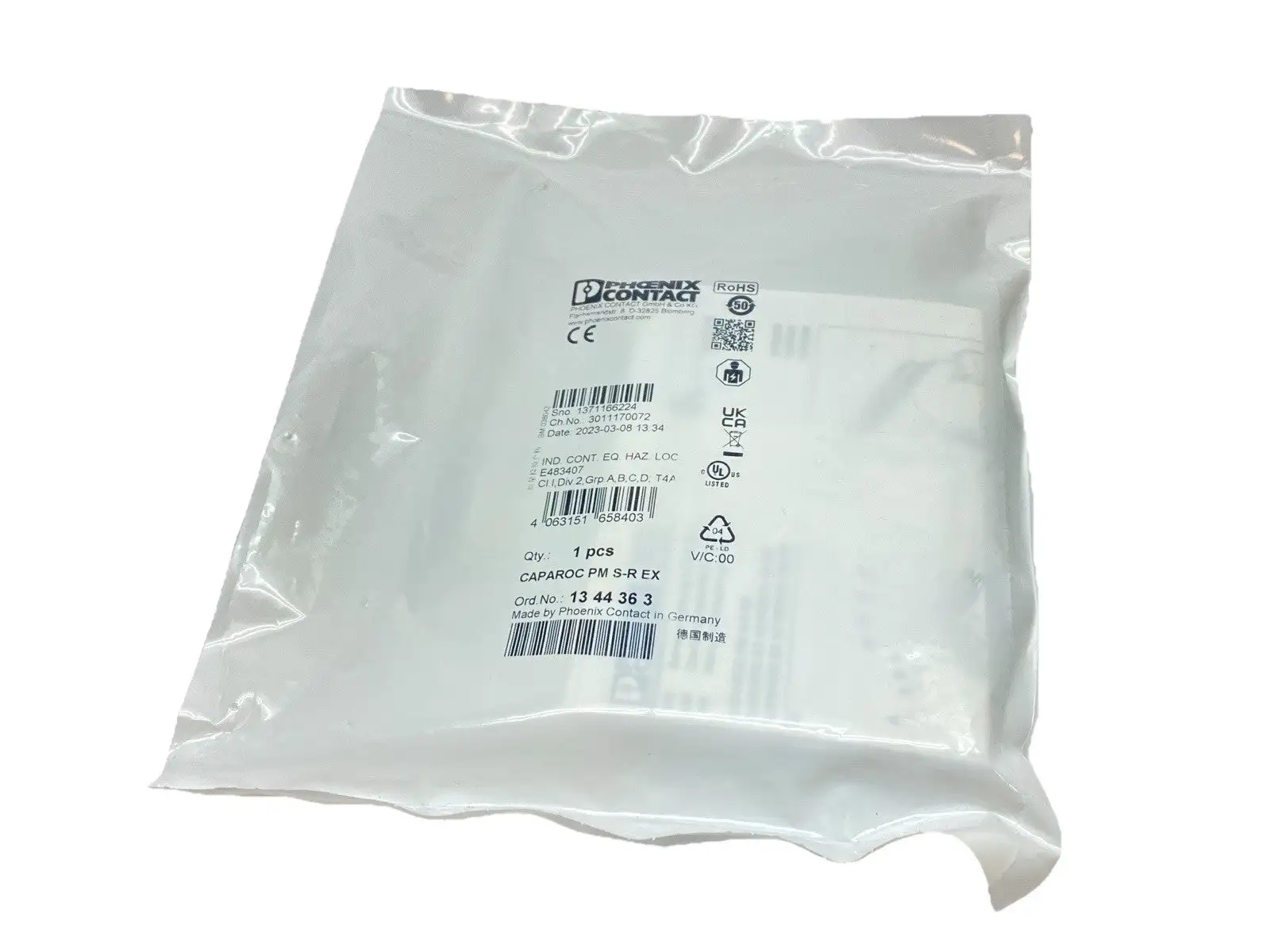 NEW PHOENIX CONTACT POWER FEED-IN MODULE 1344363