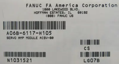 NEW FANUC A06B-6117-H105 SERVO AMP A06B6117H105