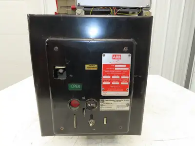 ABB K-800S Low Voltage Power Air Circuit Breaker 800A 600V Solid State Trip