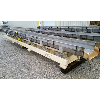 Used Cardwell Vib-o-vey 24"W X 27' L Stainless Steel Vibrating Shaker Conveyor