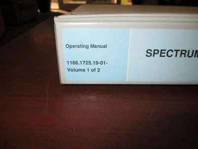 R&S 1166.1725.19-01 SPECTRUM ANALYZER OPERATION MANUAL