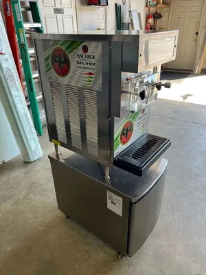 Used SaniServ Used Saniserv A7081 Margarita Cocktail Slushie Machine Countertop Air Cooled 115v Slushie Machines Illinois US | Falcon Restaurant Supply #1375644