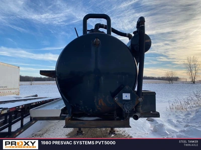 Used 1980 PRESVAC SYSTEMS PVT5000 Tanker Trailers Wisconsin US | Proxy Equipment #1377782