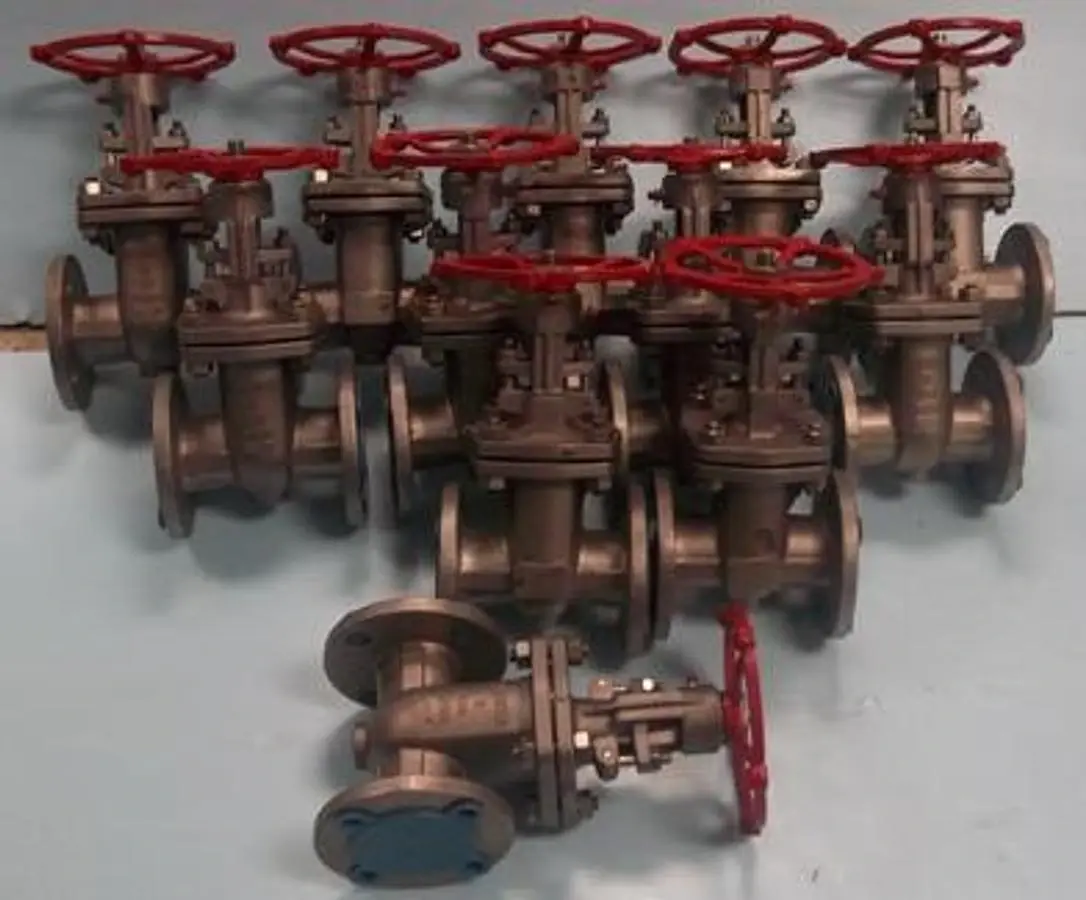 QTY. 12. WARREN GATE VALVE STAINLESS 2" 150 FLANGE...