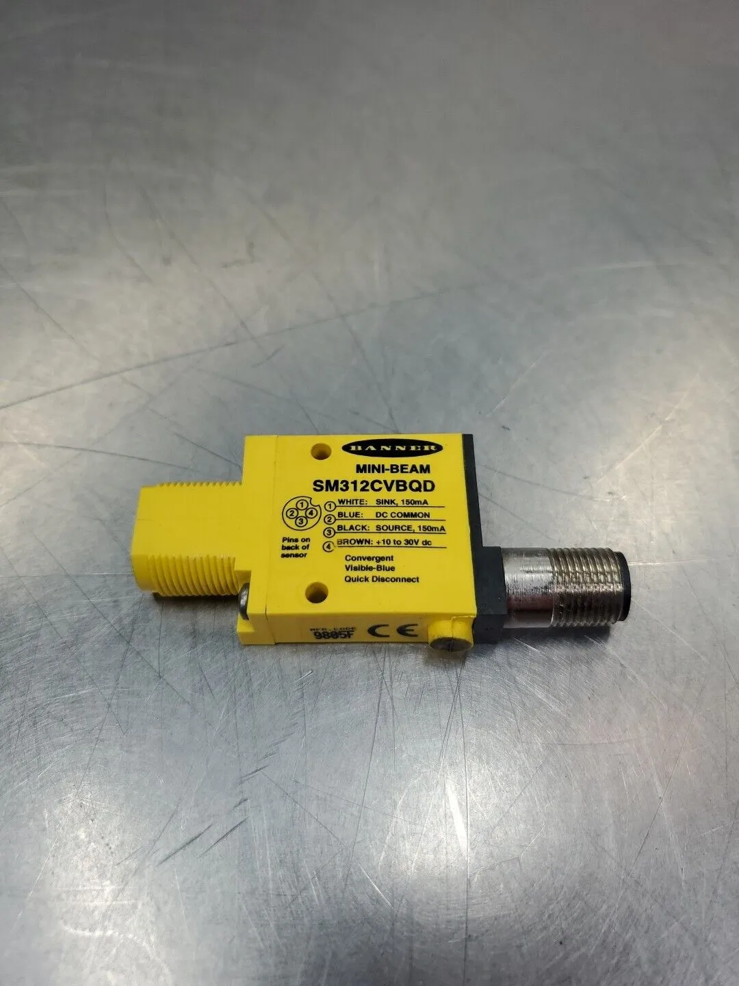 Banner SM312CVBQD Mini-Beam Sensor. 5E-34/3