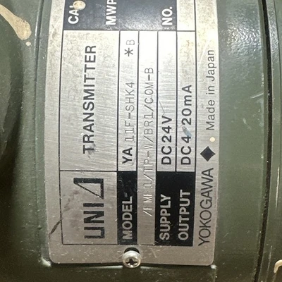 USED Yokogawa YA11F-SHK4*B/FMF1/TP-W/BR1/COM